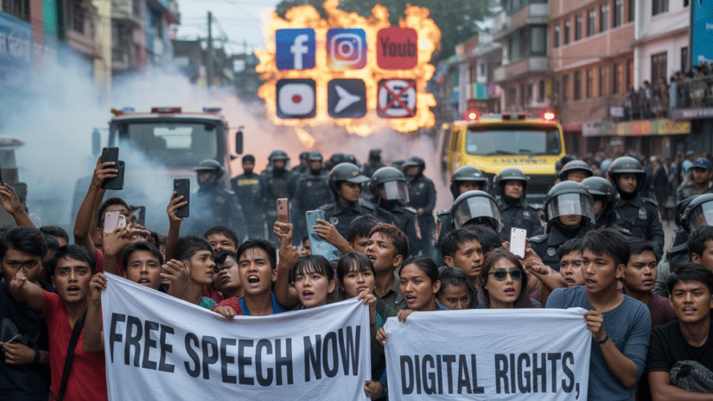 nepal bans social media platforms